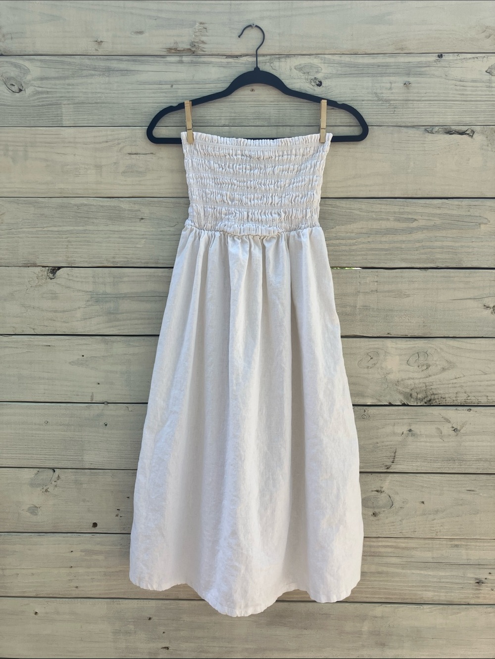 Forever 21 Dress
white 
linen blend 
small 
tube top